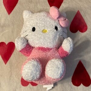 Hello Kitty Pink and White Stuffed Animal